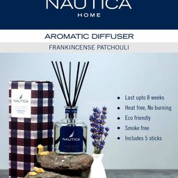 nautica Set of 2 Patchouli Fragrance Candle Diffusers image 5