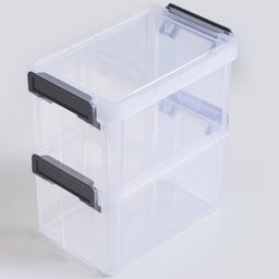 home centre Set of 2 Polypropylene Storage Boxes image 5