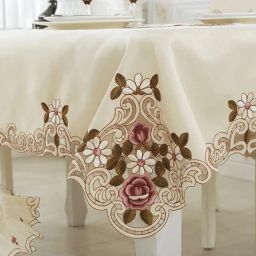 tanlooms Embroidery Rectangular Table Cover image 5
