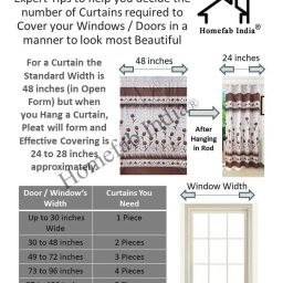 homefab india Set of 2 Polyester Multi Shade Curtains image 5