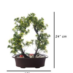 foliyaj Artificial U-Shaped Bonsai Tree image 5