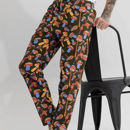 snitch Printed Relaxed Fit Pyjamas with insert Pockets image 5