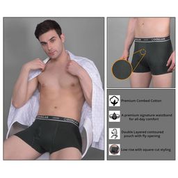 dollar lehar Pack of 2 Men Regular Trunks with Elasticated Waist image 5