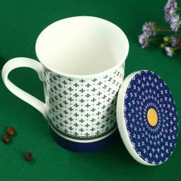 wonderchef Floral Print Sicilia Mug with Lid image 5
