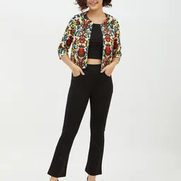 stylestone Printed Open Front Jacket image 5