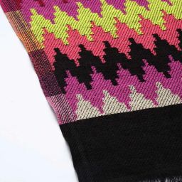 signet -scarves & shawls Geometric Print Stole with Fringed Border image 4