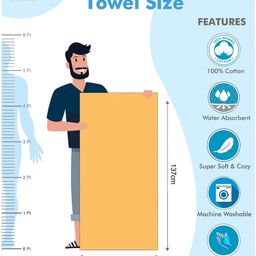 athom living Set of 2 Bath Towels image 5