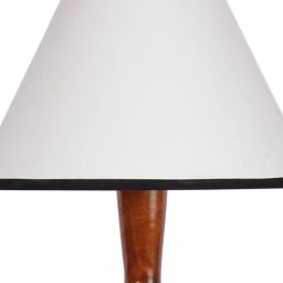 devansh Wooden Floor Lamp Stand with Base & Shade image 5