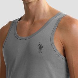 u.s. polo assn. Men Pack of 2 Logo Print Sleeveless Vests image 5