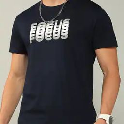 Shein Short Sleeves Chest Typographic Print Crew Tshirt-image-78