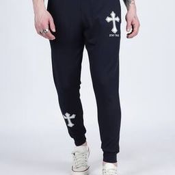 Shein Ankle Length Graphic Placement Print Joggers-image-75