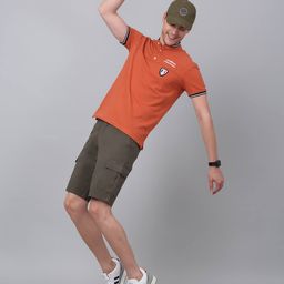 cantabil Men Regular Fit Bermudas with Insert Pockets image 5