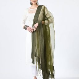 a r silk dupatta hub Dupatta with Tassels image 5