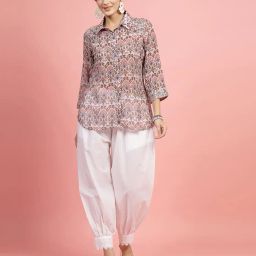 clora creation Women Embroidered Salwar with Elasticated Waist image 5