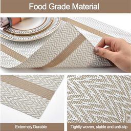 wosta Set of 8 Chevron Print Placemats image 5