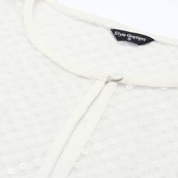 style quotient Embellished Shrug with Loop-Button Closure image 5