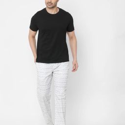 urban scottish Geometric Print Pyjamas with Insert Pockets image 5