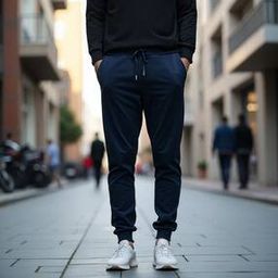 Shein Elasticated Drawstring Waist Straight Trackpants-picture-20