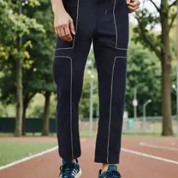 Shein Activewear Ankle Length Straight Track Pant With Pockets-image-78