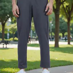 Shein Activewear Ankle Length Straight Trackpant with Pockets-image-68