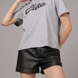 Shein Drop Shoulder Typographic Chest Print Loose Fit Tshirt-image-92