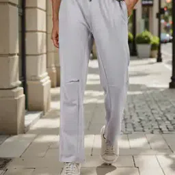 Shein Ankle Length Panelled Track Pants With Pockets-image-82