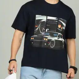 Shein Drop Shoulder Graphic Chest Print Crew Tshirt-image-35