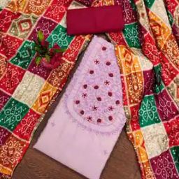 Women Embroidered 3-Piece Unstitched Dress Material-image-70