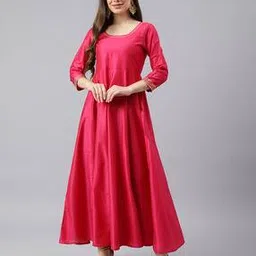 Solid Flared Kurti-image-72