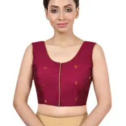 Women Sleeveless Front Open Blouse-picture-5
