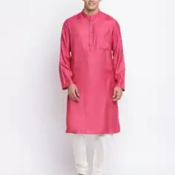 fabindia Slim Fit Long Kurta-picture-3