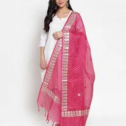 jabama Gota Patti Dupatta with Tassels-picture-8