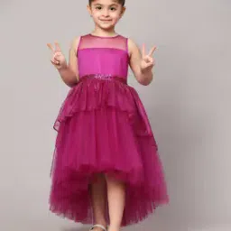 Girls Round-Neck Fit & Flare Dress-picture-20