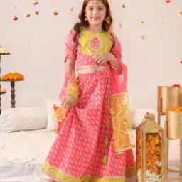 Printed 3-Piece Lehenga Choli with Dupatta-image-51
