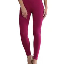 Women Ankle-Length Leggings with Elasticated Waist-image-52