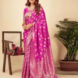 Women Zari Woven Silk Saree-image-38