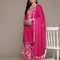 aarke ritu kumar Embroidered Kurta with Sharara and Dupatta-picture-32