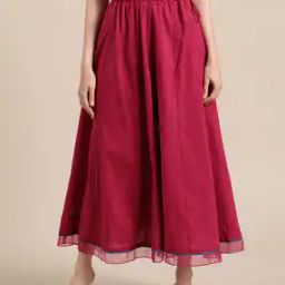 Flared Palazzos with Elasticated Drawstring Waist-picture-10
