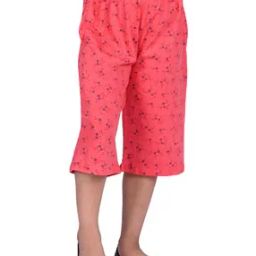 Girls Cotton Printed Loose Capris-image-18