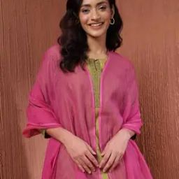 Women Embroidered Dupatta with Tassels-picture-43