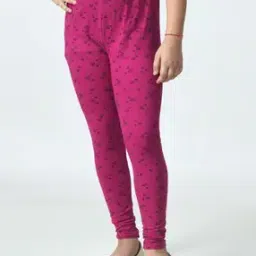 Women Graphic Print Leggings-image-5