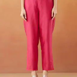 fabindia Women Cotton Silk Full Length Ethnic Pant-picture-39