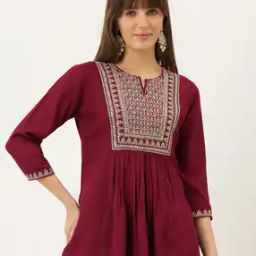 Women Regular Fit Embroidered Top-image-72