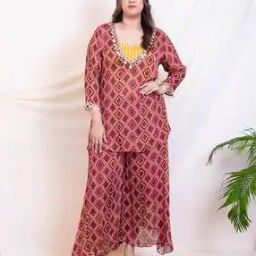 Women Geometric Print 2-Piece Suit Set-image-7