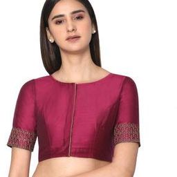 Embroidered Front Open Blouse-37