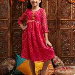 Girl Fit And Flare Dress-image-58