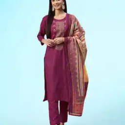 Women Embroidered 3-Piece Unstitched Dress Material-image-64
