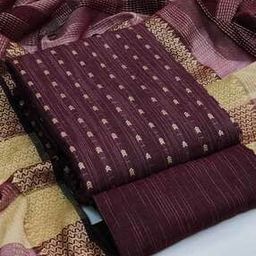 Women 3-Piece Unstitched Dress Material-image-62