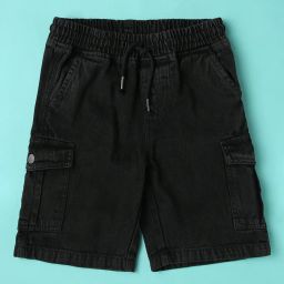 wotnot by azorte Flat-Front Cargo Shorts with Insert Pockets image 1