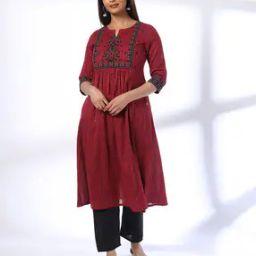 Women Printed Flared Kurta-picture-21